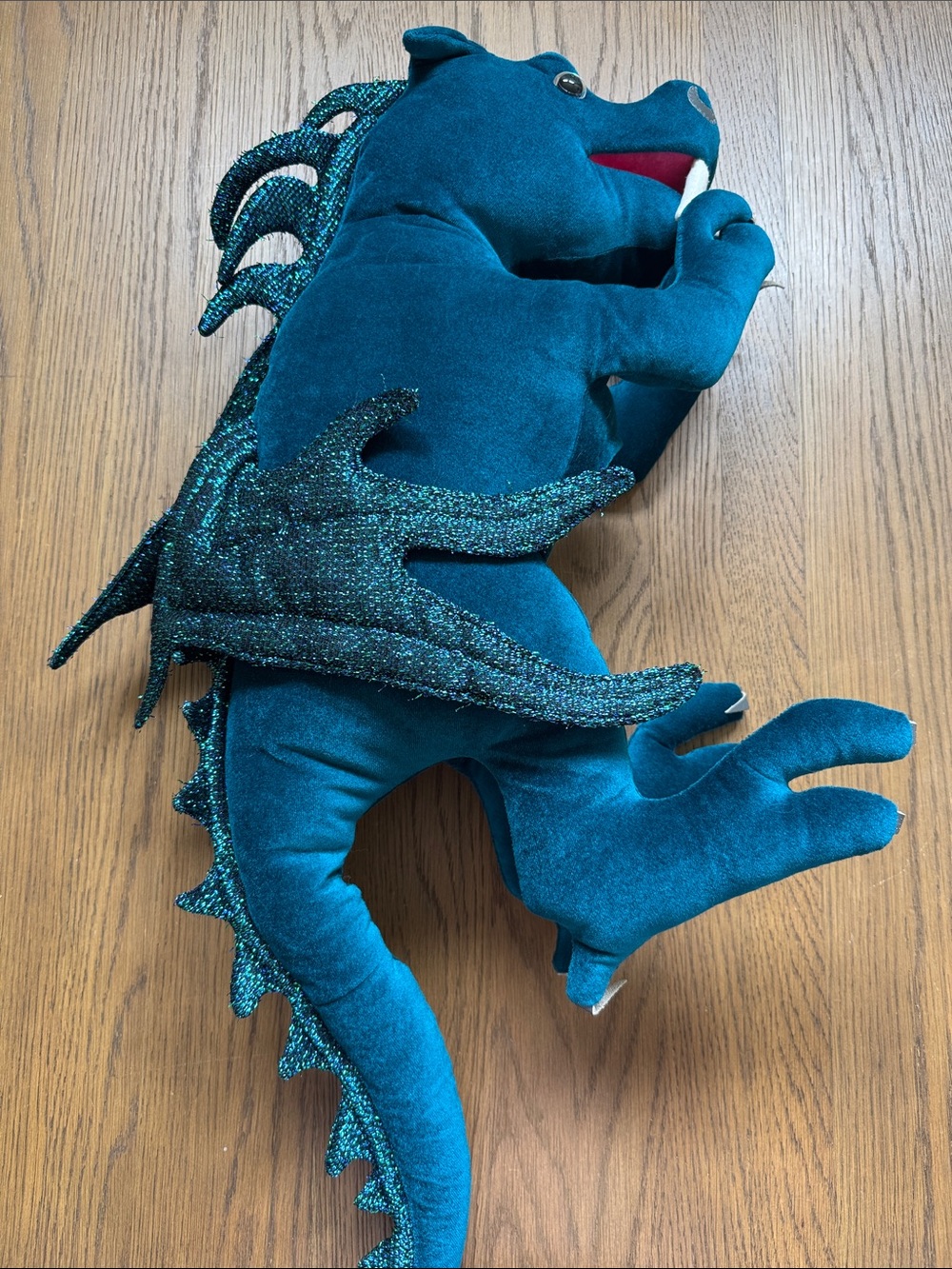 Vintage ‘AND Puppets Large Dragon Hand Puppet
